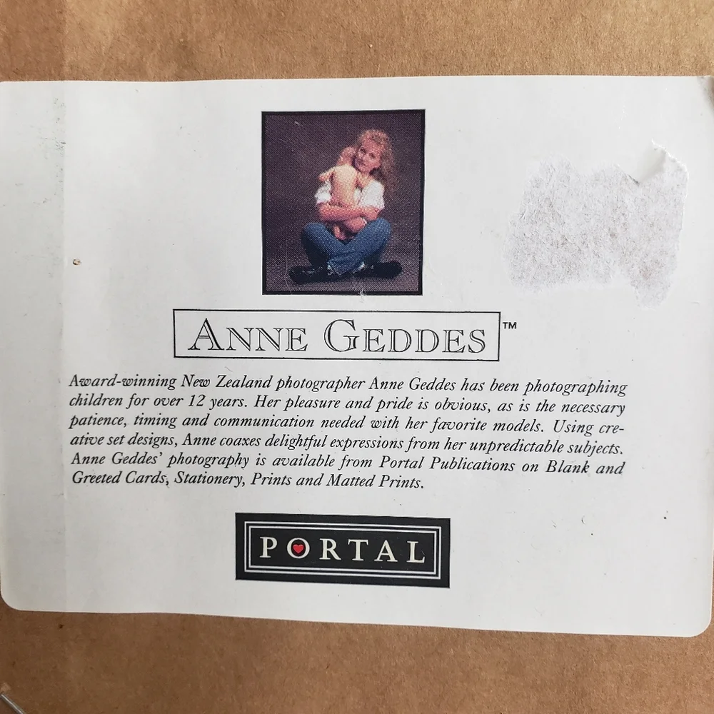 Framed print of Anne Geddes' 